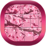 pink cherry go keyboard android application logo